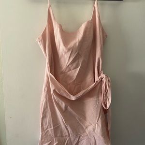 Princess Polly Light Pink Mini Dress With Wrap